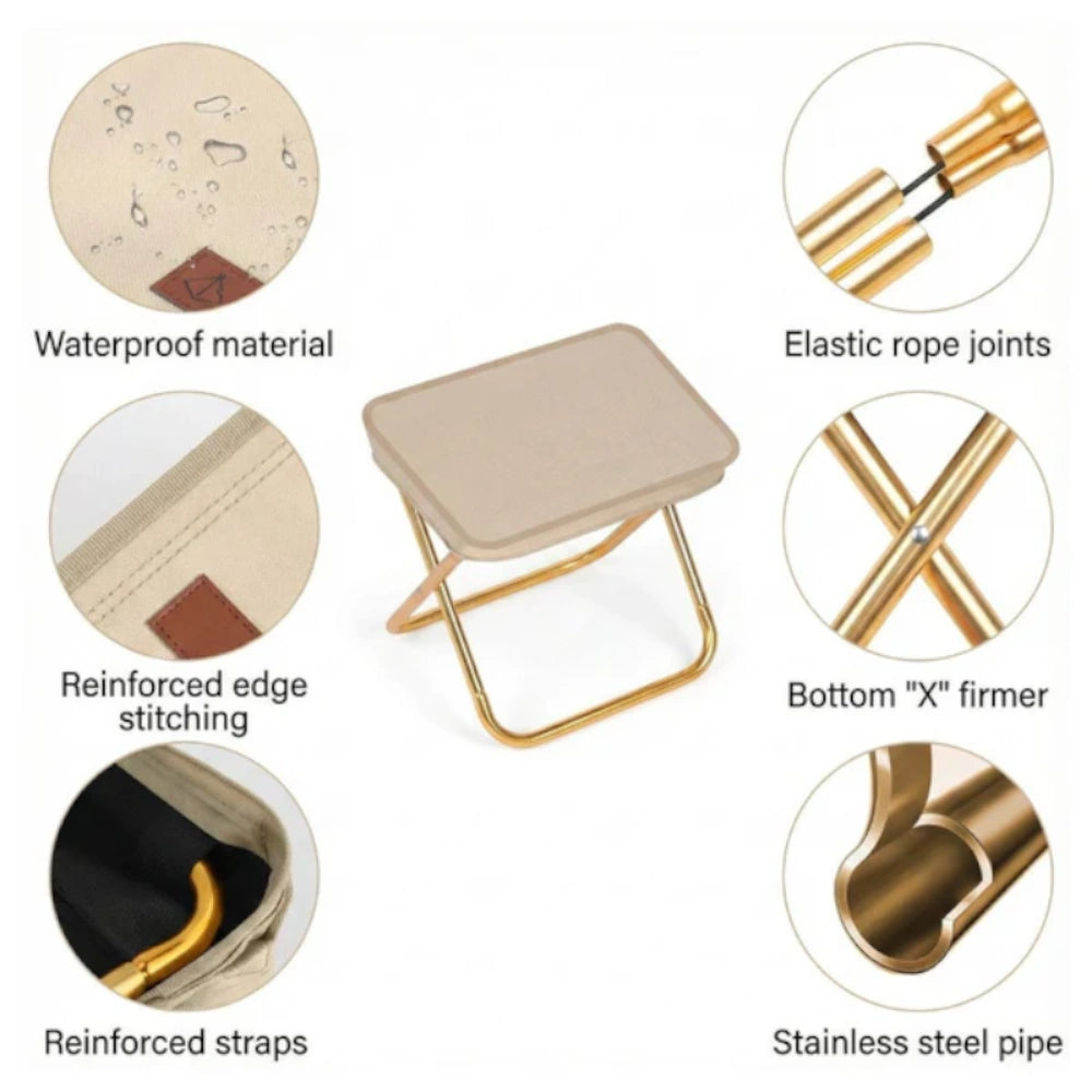 Handbag folding stool