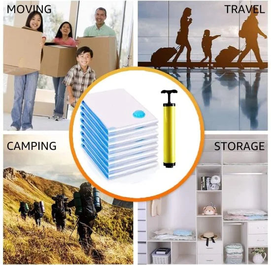 Big Vacuum Storage Bag with Pump 5 Bag 1 Pump