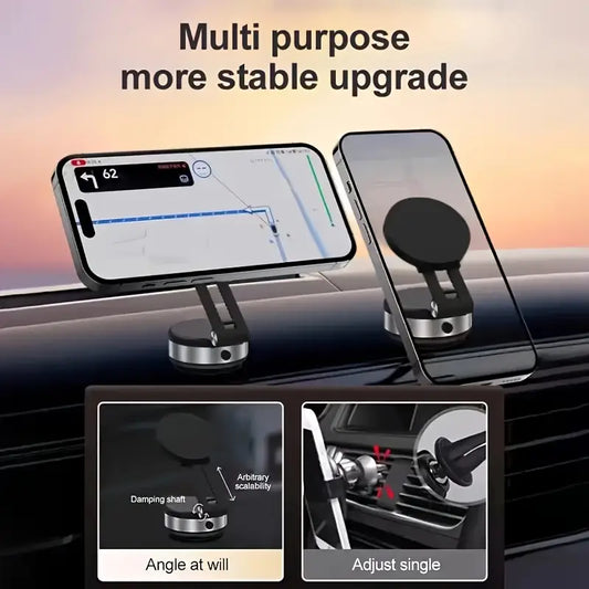 Vacuum Magnetic Suction Phone Holder (All iPhones, Android & GPS Devices and Cases Compatible)