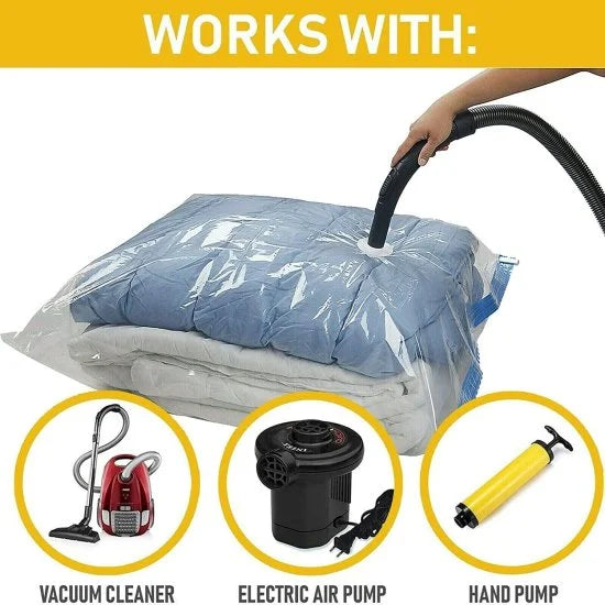 Big Vacuum Storage Bag with Pump 5 Bag 1 Pump